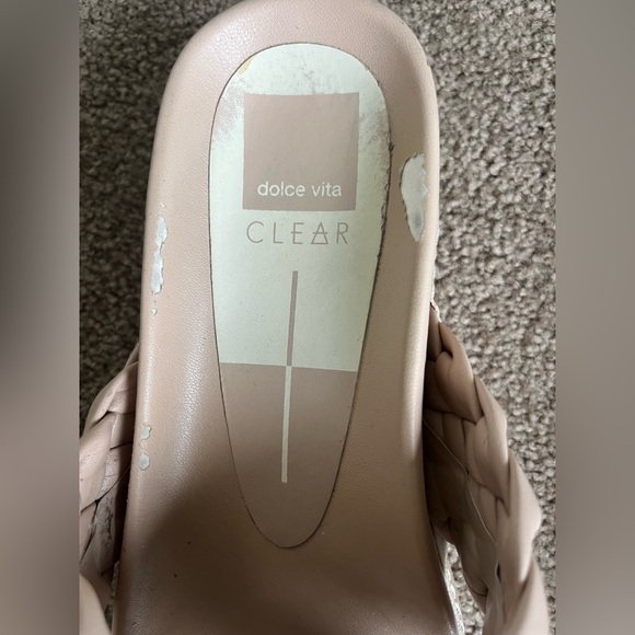 Dolce Vita Women's Cream Woven Sandals - Picture 4 of 7